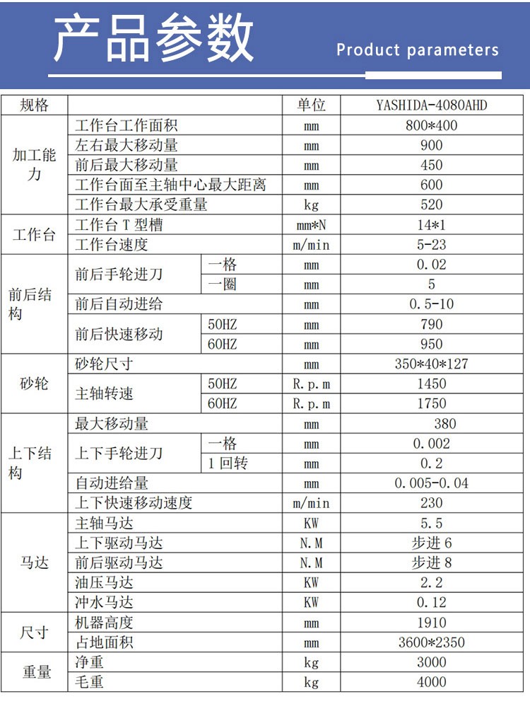 全自動(dòng)平面磨床、大水磨